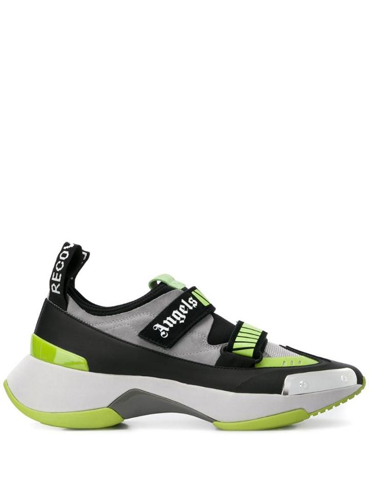 Palm Angels Logo Strap Sneakers - Grey