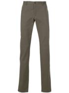 Etro Micro Pattern Straight-leg Trousers - Grey