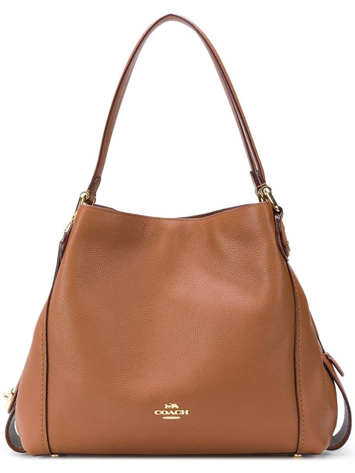 Coach Edie Tote Bag - Brown