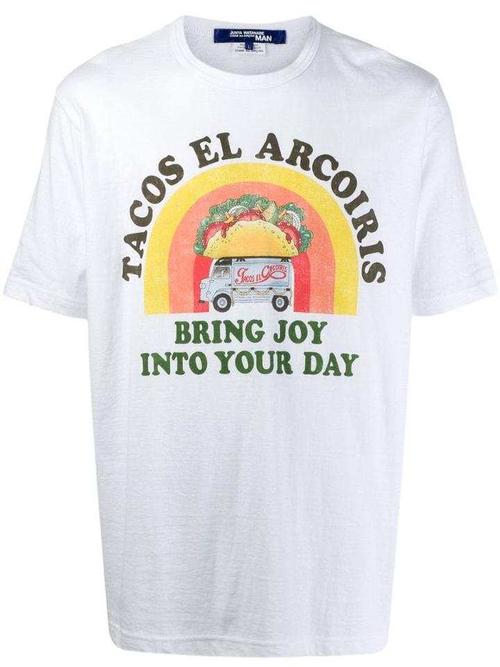 Junya Watanabe Man Bring Joy Print T-shirt - White