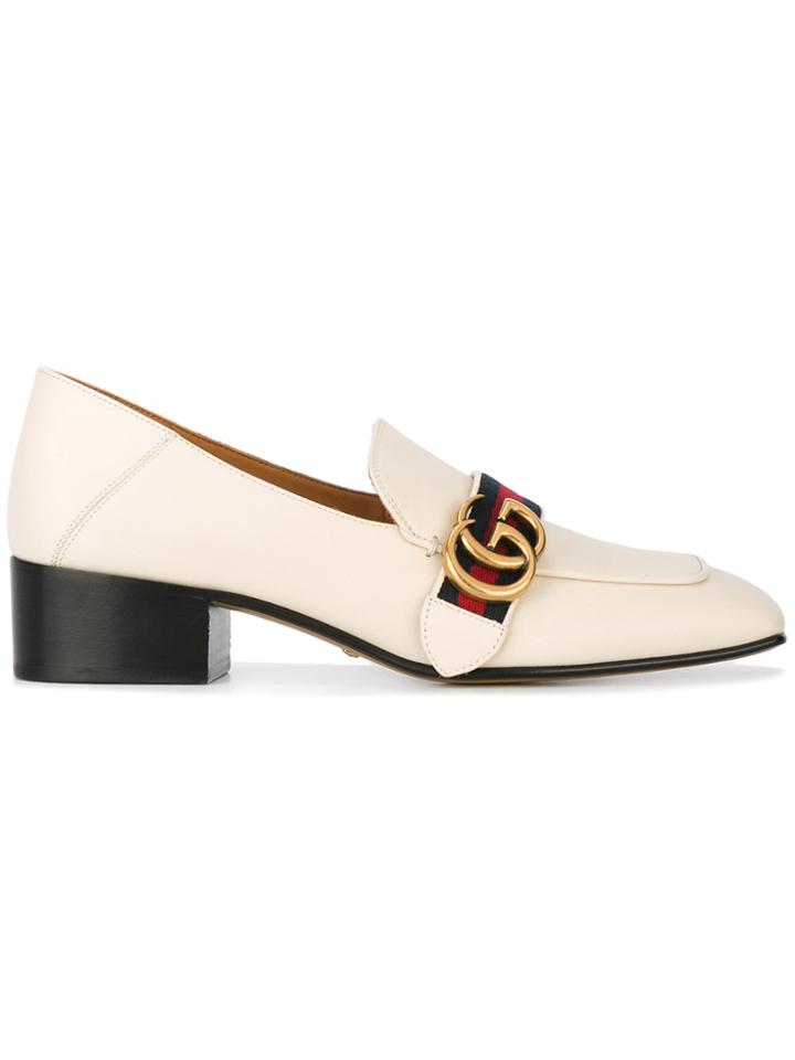 Gucci Peyton Loafers - White