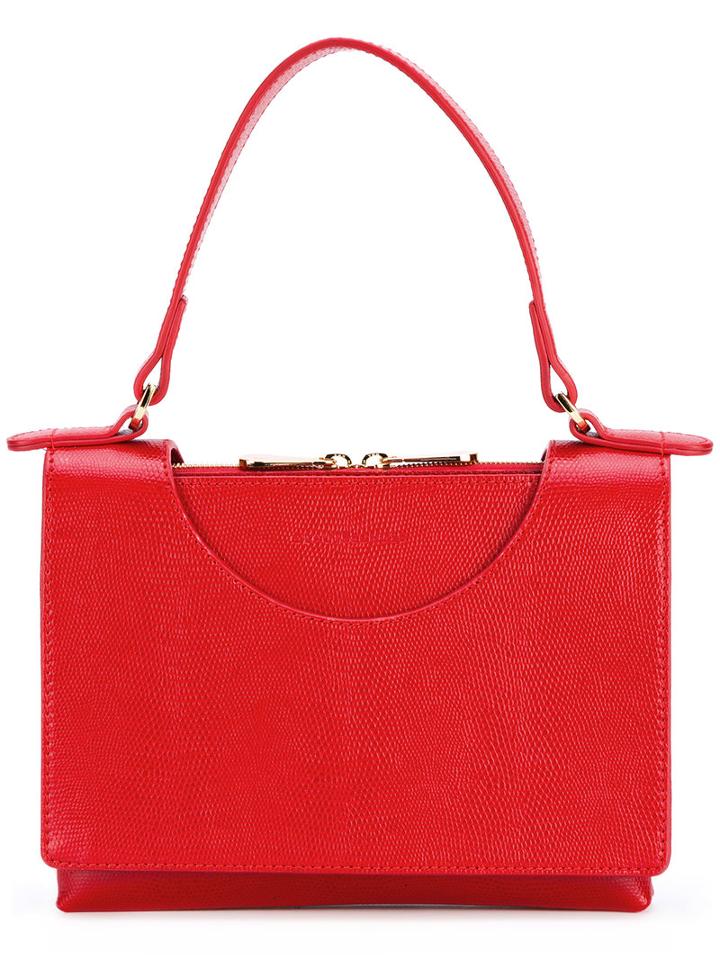 L'autre Chose - Top Handle Tote - Women - Leather - One Size, Red, Leather