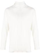 Maison Flaneur Roll Neck Sweater - White