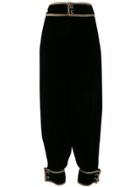 Gucci Bejeweled Tapered Trousers - Black