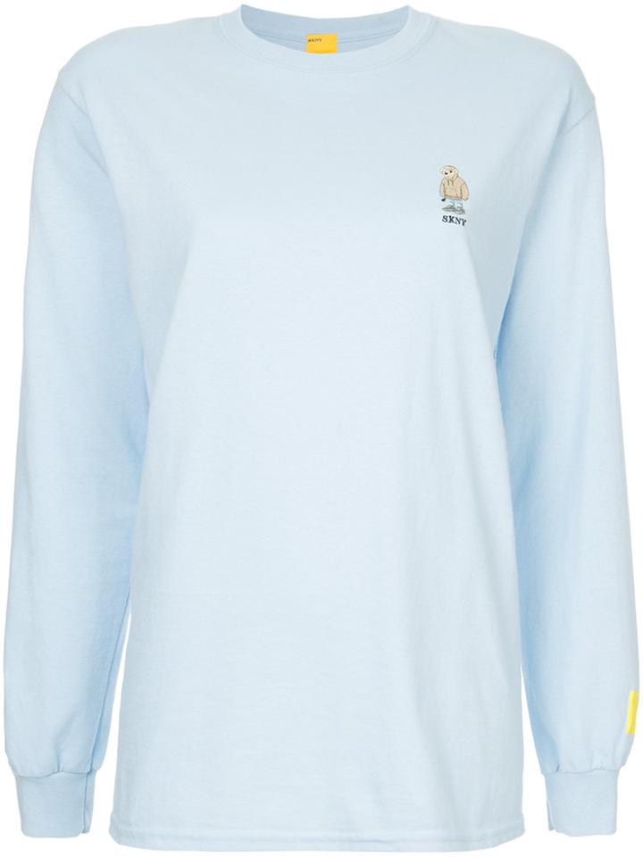 Cityshop Embroidered Detail Sweater - Blue