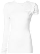 Dion Lee Twist Sleeve Top - White