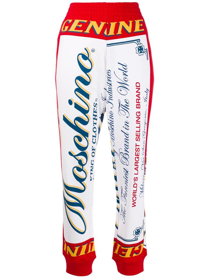 Moschino King Of Clothes Track Trousers - Red