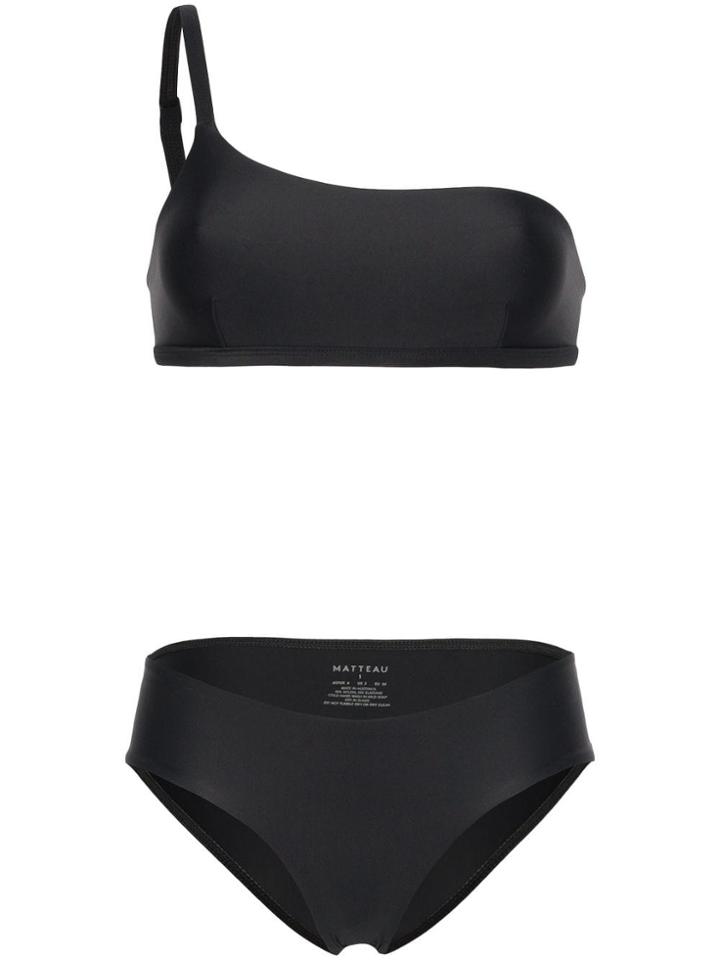 Matteau Boy One-shoulder Bikini - Black