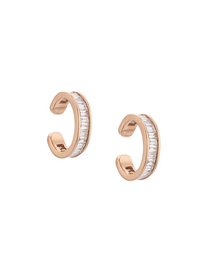 Anita Ko Baguette Ear Cuff - Yellow & Orange