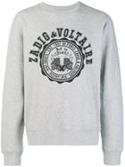 Zadig & Voltaire Logo Print Sweatshirt - Grey