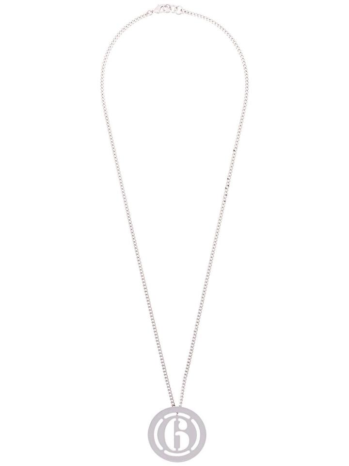 Mm6 Maison Margiela 6 Disc Necklace - Silver