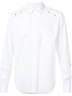 Comme Des Garçons Homme Plus Studded Detail Shirt, Men's, Size: Large, White, Cotton