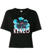 Kenzo Floral Logo T-shirt - Black