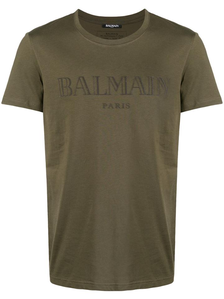 Pierre Balmain Logo T-shirt - Green