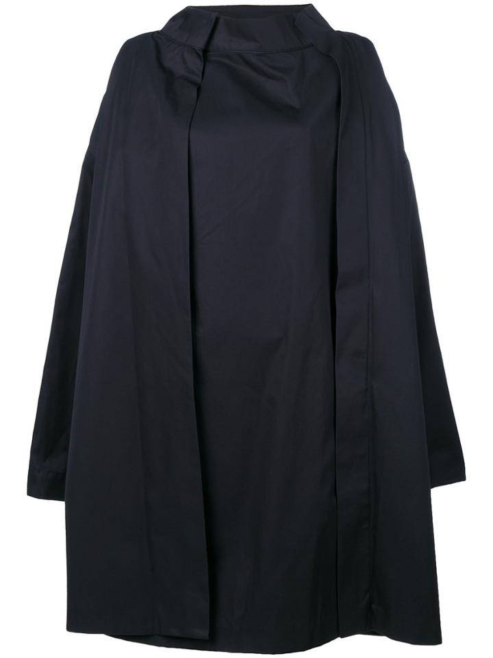 Chalayan Double Collar Coat - Blue