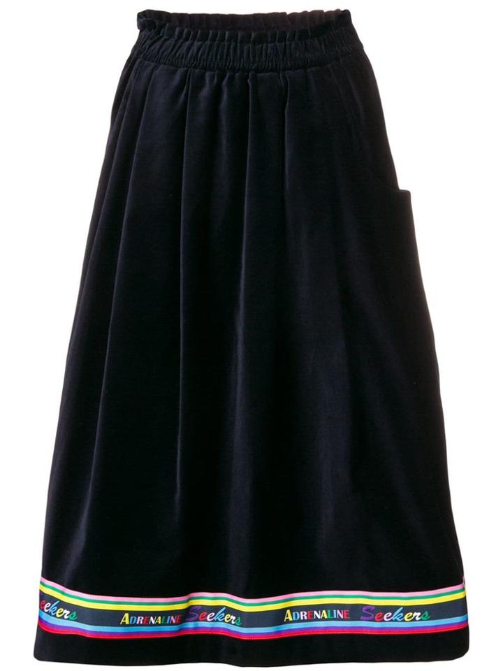 Mira Mikati Adrenalin Seekers Midi Skirt - Blue