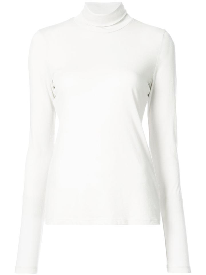 Raquel Allegra Long Sleeve Turtleneck Jumper - Nude & Neutrals