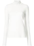 Raquel Allegra Long Sleeve Turtleneck Jumper - Nude & Neutrals