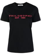 Philosophy Di Lorenzo Serafini Logo Print T-shirt - Black