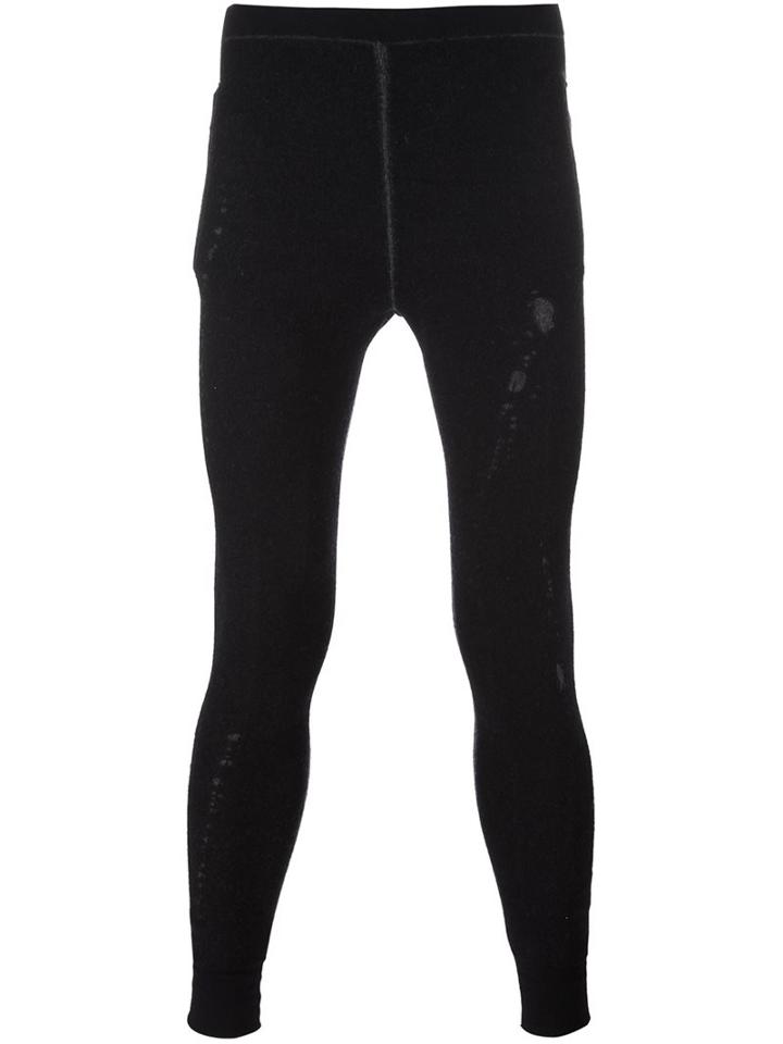 Label Under Construction 'lunar' Jogging Pants, Men's, Size: Small, Black, Silk/cashmere/wool