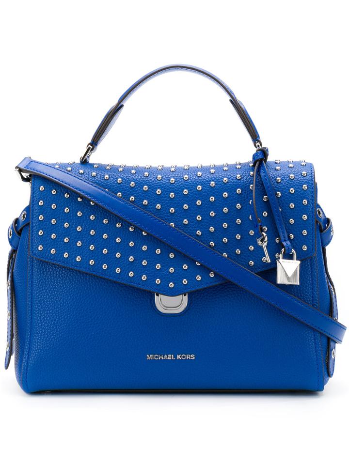 Michael Michael Kors Chic Design Shoulder Bag - Blue
