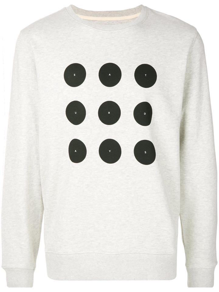 Saturdays Nyc Dot Print Sweater - Nude & Neutrals