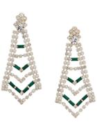 Susan Caplan Vintage Crystal Drop Statement Clip-on Earrings -