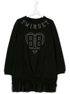 Twin-set Kids Branded Sweater - Black