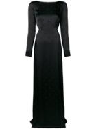 Temperley London Betty Slit Maxi Dress - Black