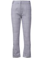 Dion Lee Cropped Trousers - Blue