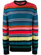 Ps Paul Smith Striped Sweatshirt - Red