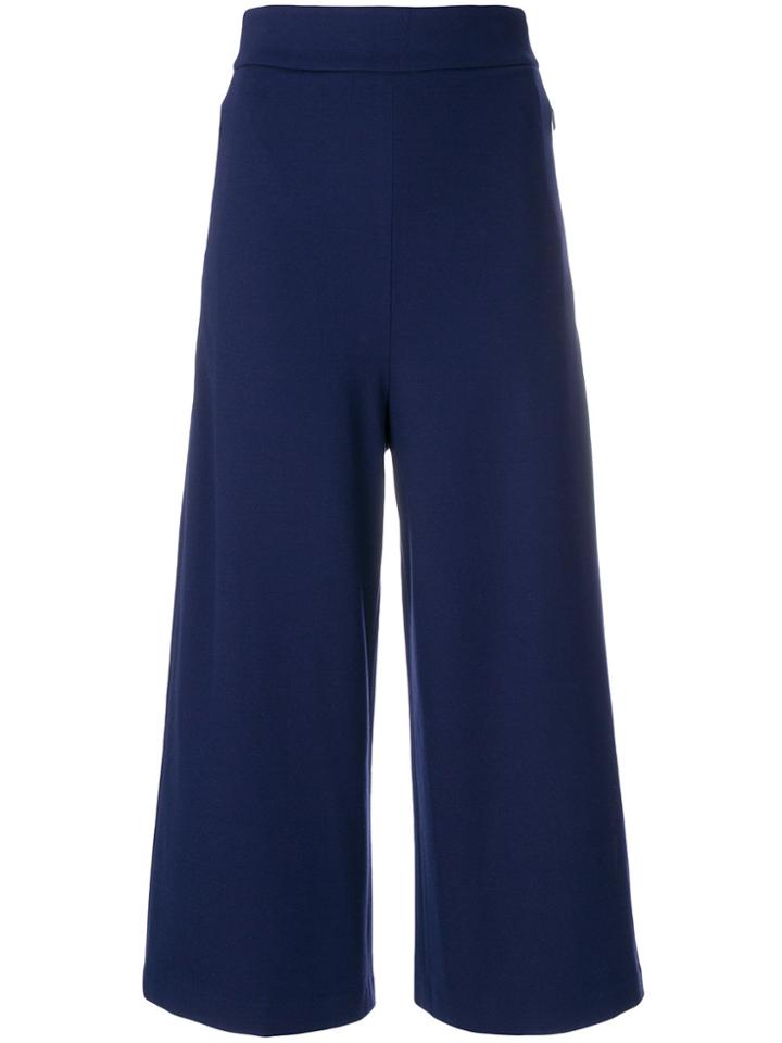 Tibi Wide Leg Trousers - Blue