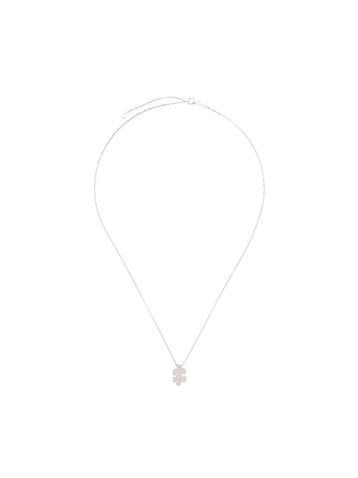 Akillis Diamond Puzzle Necklace - Metallic