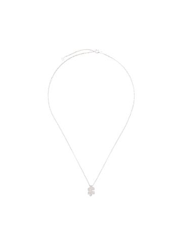 Akillis Diamond Puzzle Necklace - Metallic