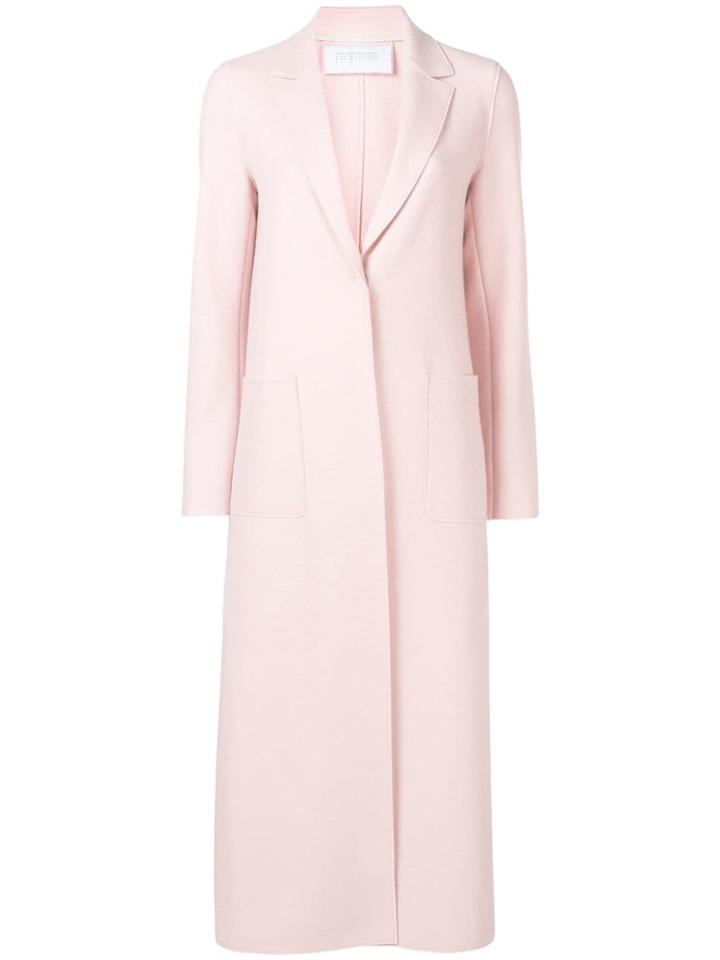 Harris Wharf London Structured Long Overcoat - Pink