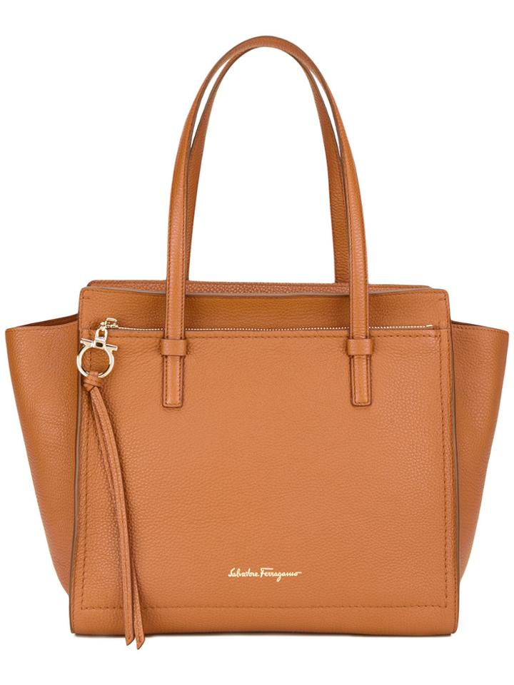 Salvatore Ferragamo Amy Tote - Brown