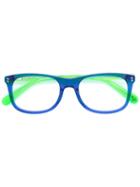 Stella Mccartney Kids - Square Frame Eyeglasses - Kids - Acetate - One Size, Blue