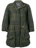 Woolrich Plaid Water-resistant Coat - Green