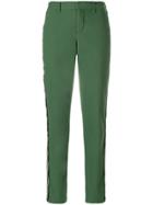 Zadig & Voltaire Side-stripe Fitted Trousers - Green