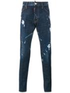 Dsquared2 Cool Guy Jeans, Men's, Size: 48, Blue, Cotton/calf Leather/elastodiene