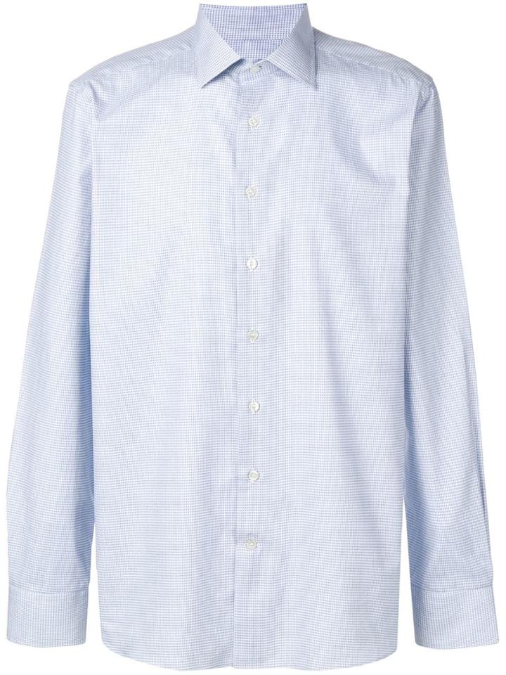 Etro Micro Check Shirt - White