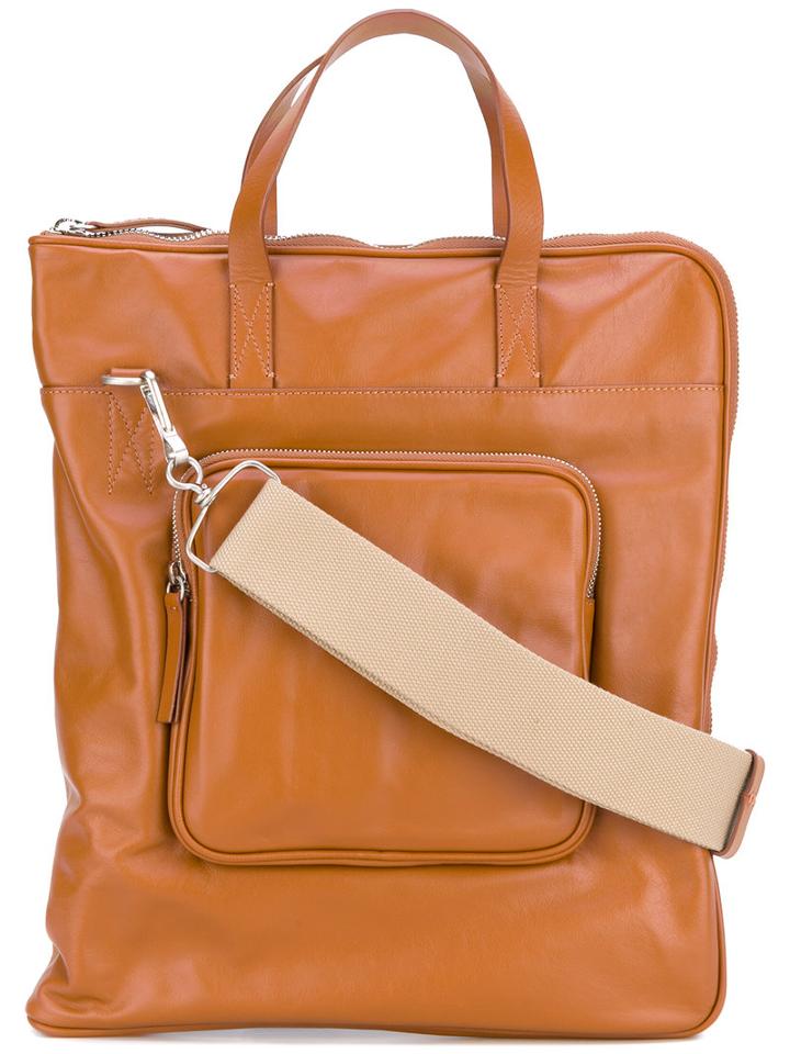 Maison Margiela - Pocket Tote Bag - Men - Cotton/leather/polyester - One Size, Nude/neutrals, Cotton/leather/polyester