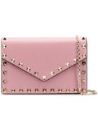 Valentino Valentino Garavani Rockstud Wallet On A Chain - Pink