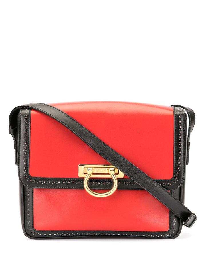 Céline Pre-owned Logo Handle Flap Shoulder Bag - Black
