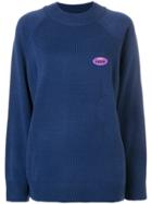 Ader Loose Fit Sweater - Blue