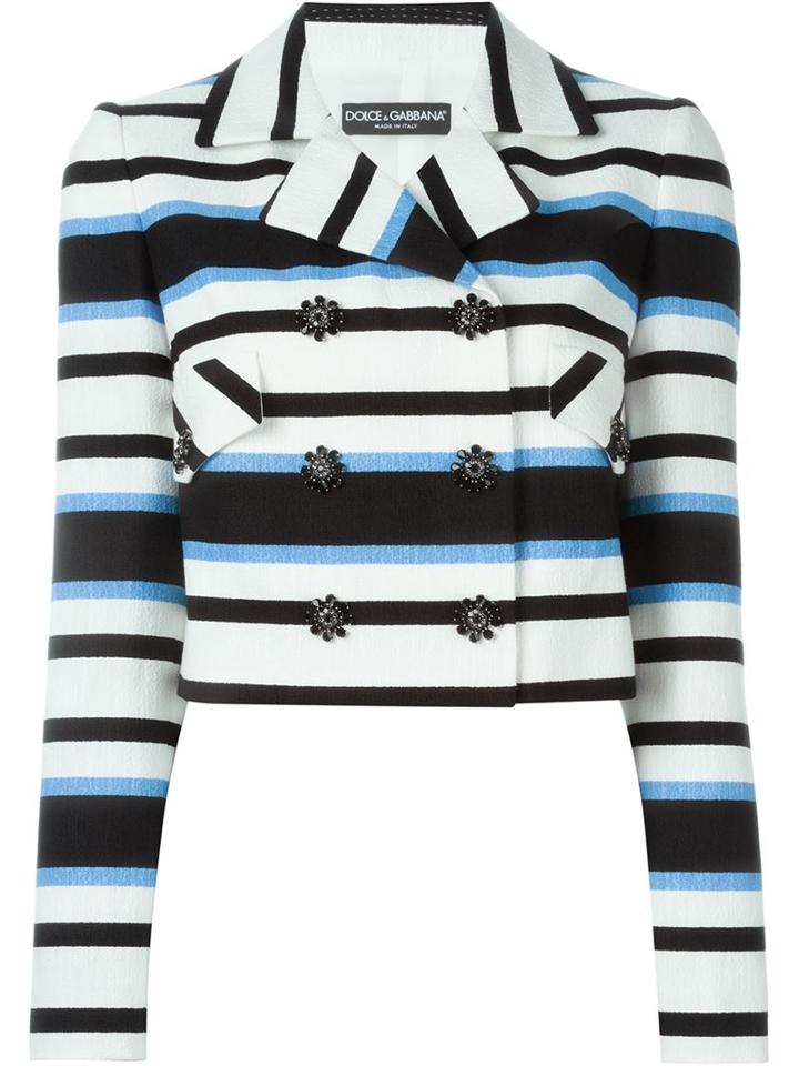 Dolce & Gabbana Striped Double Breasted Blazer