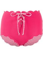 Marysia High Rise Bikini Bottoms - Pink