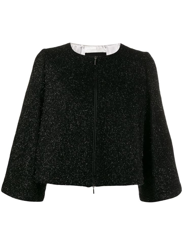 Emporio Armani Cropped Jacket - Black