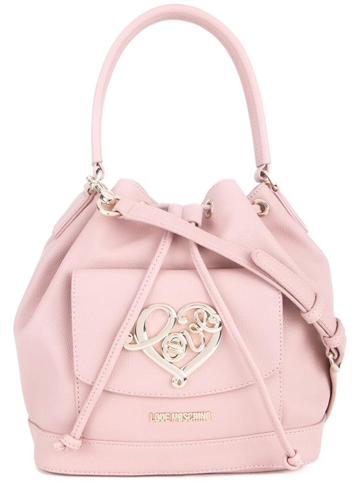 Love Moschino 'heart' Plaque Sack Tote