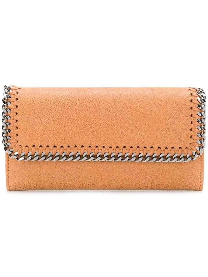 Stella Mccartney Foldover Falabella Wallet - Neutrals